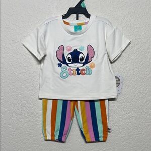 Disney Lilo & Stich Baby Girl 6/9 Months Matching set